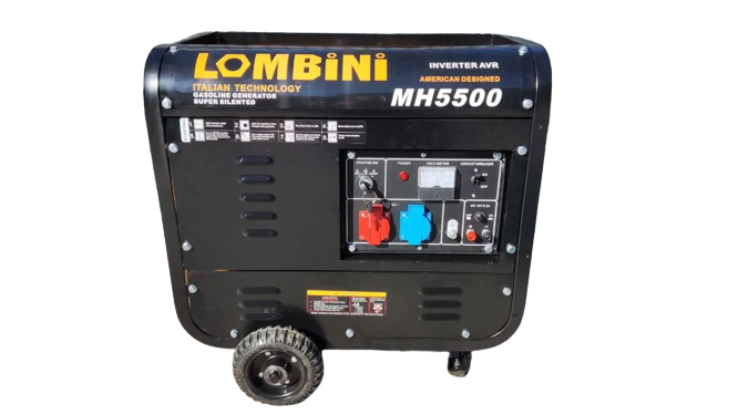 Генератор бензиновий LOMBINI 1 фаза (220В), 3кВт, (МН5500)